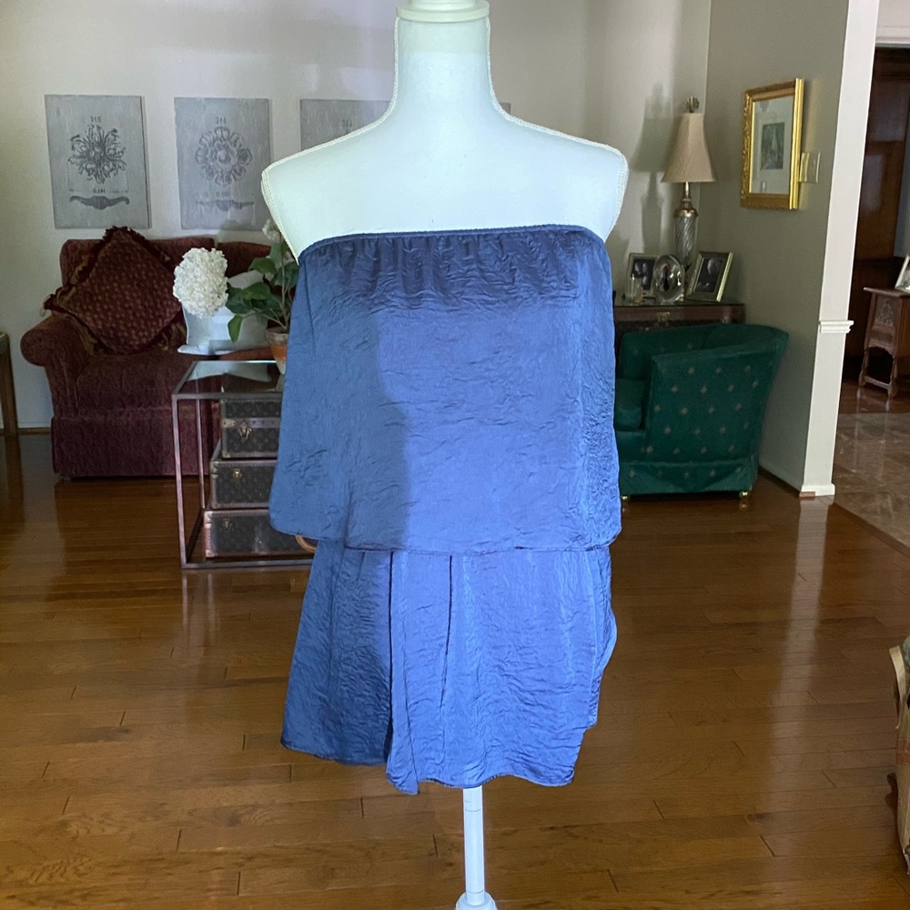 strapless romper